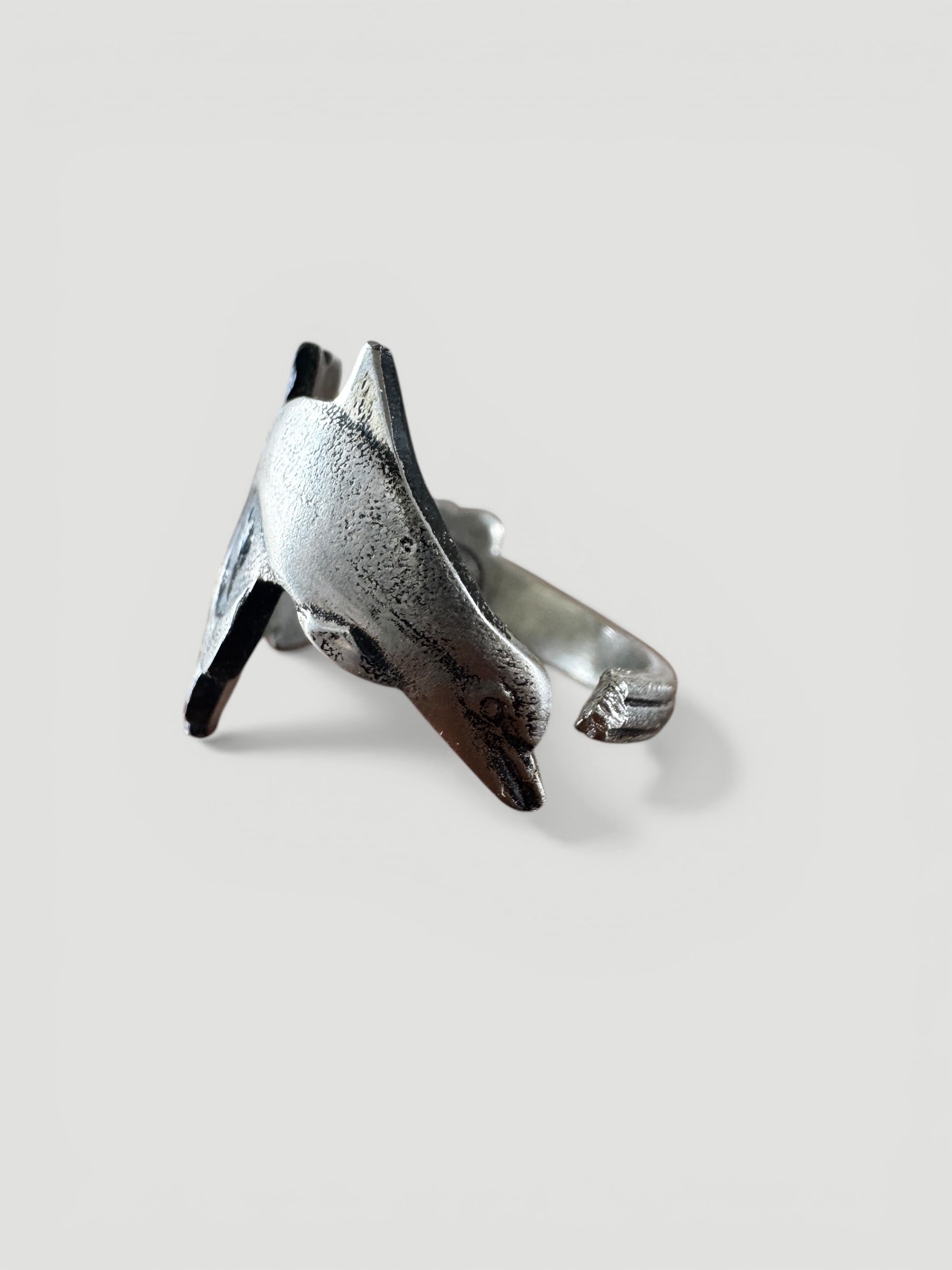 Handmade Florida Dolphin Spoon Ring