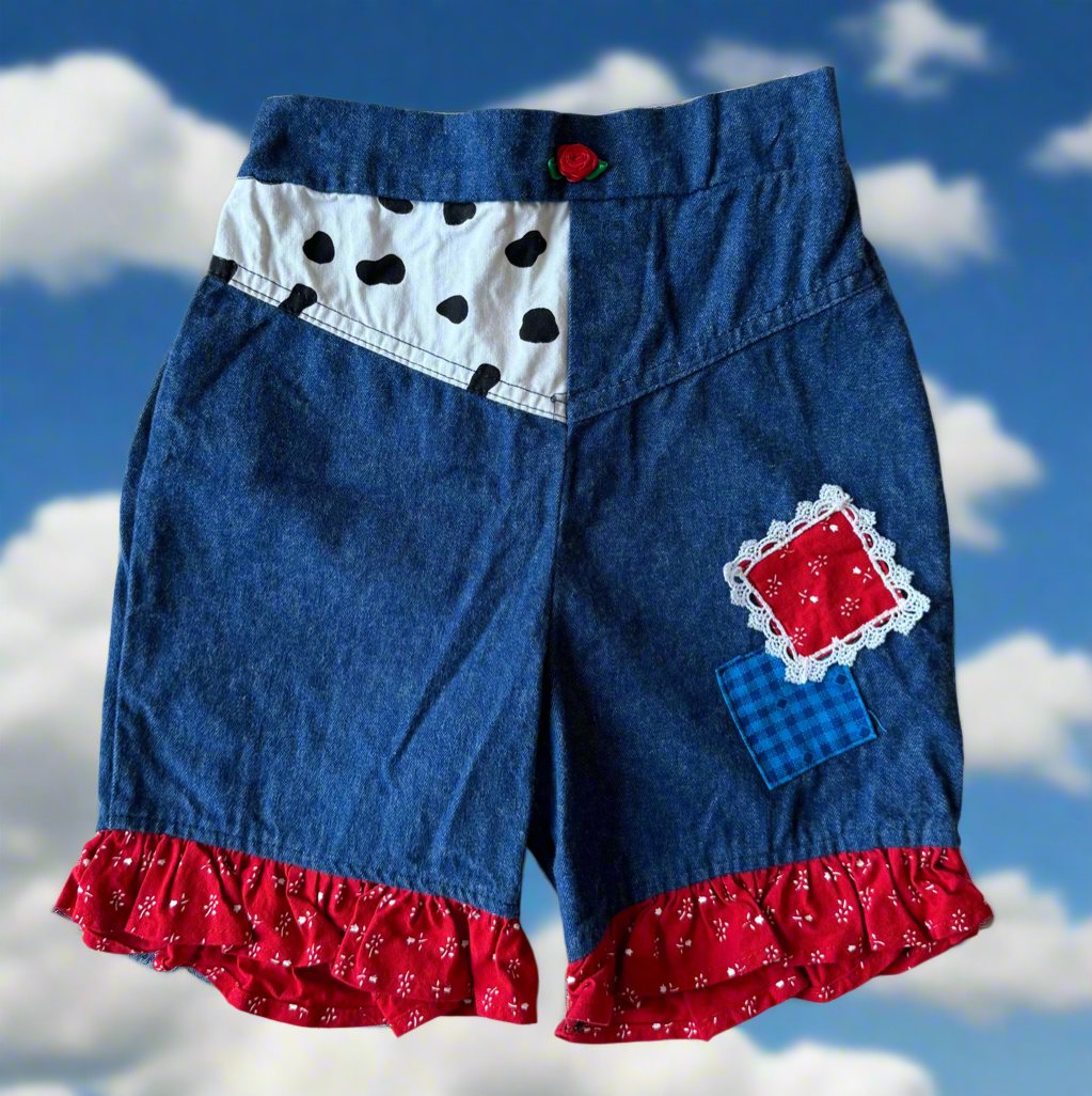 Kids Vintage Farm Girl Shorts