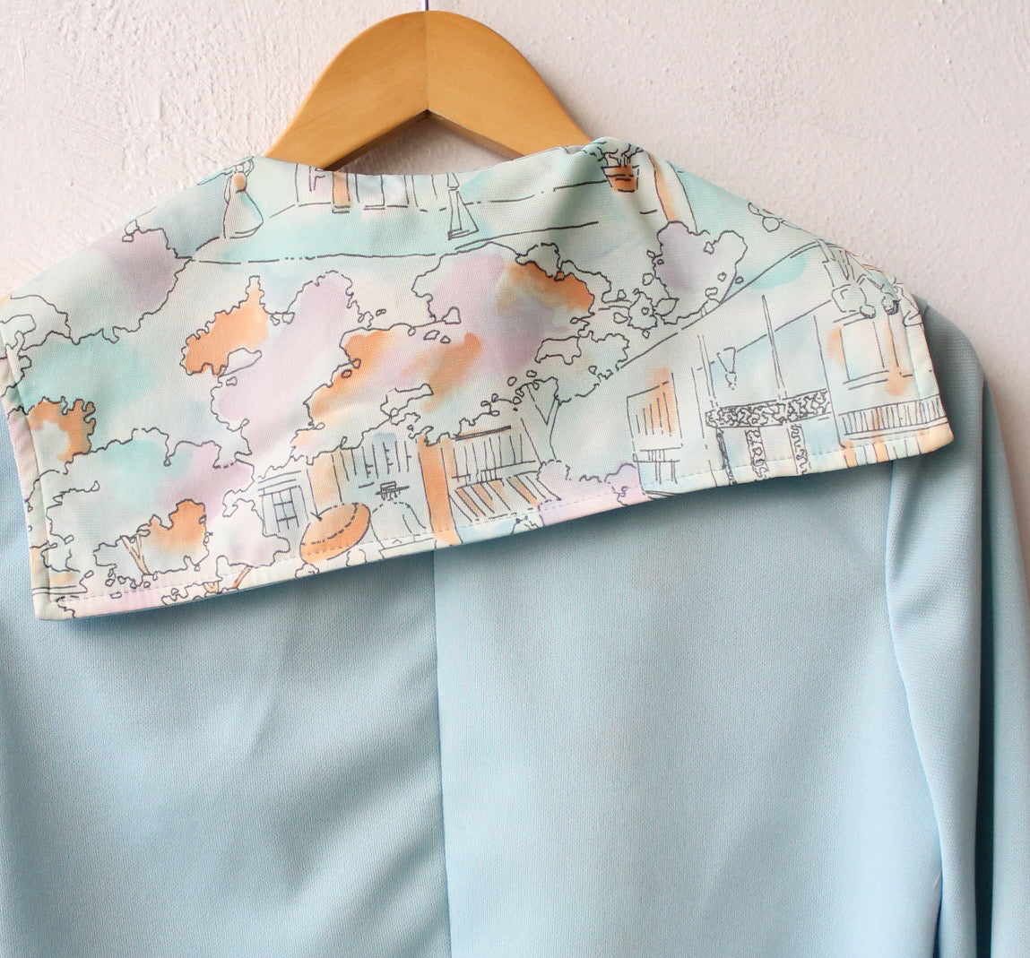 70s Deadstock Maps Poly Jacket