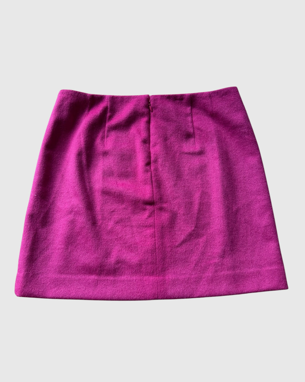 CRNT Wool Blend Hot Pink Mini Skirt