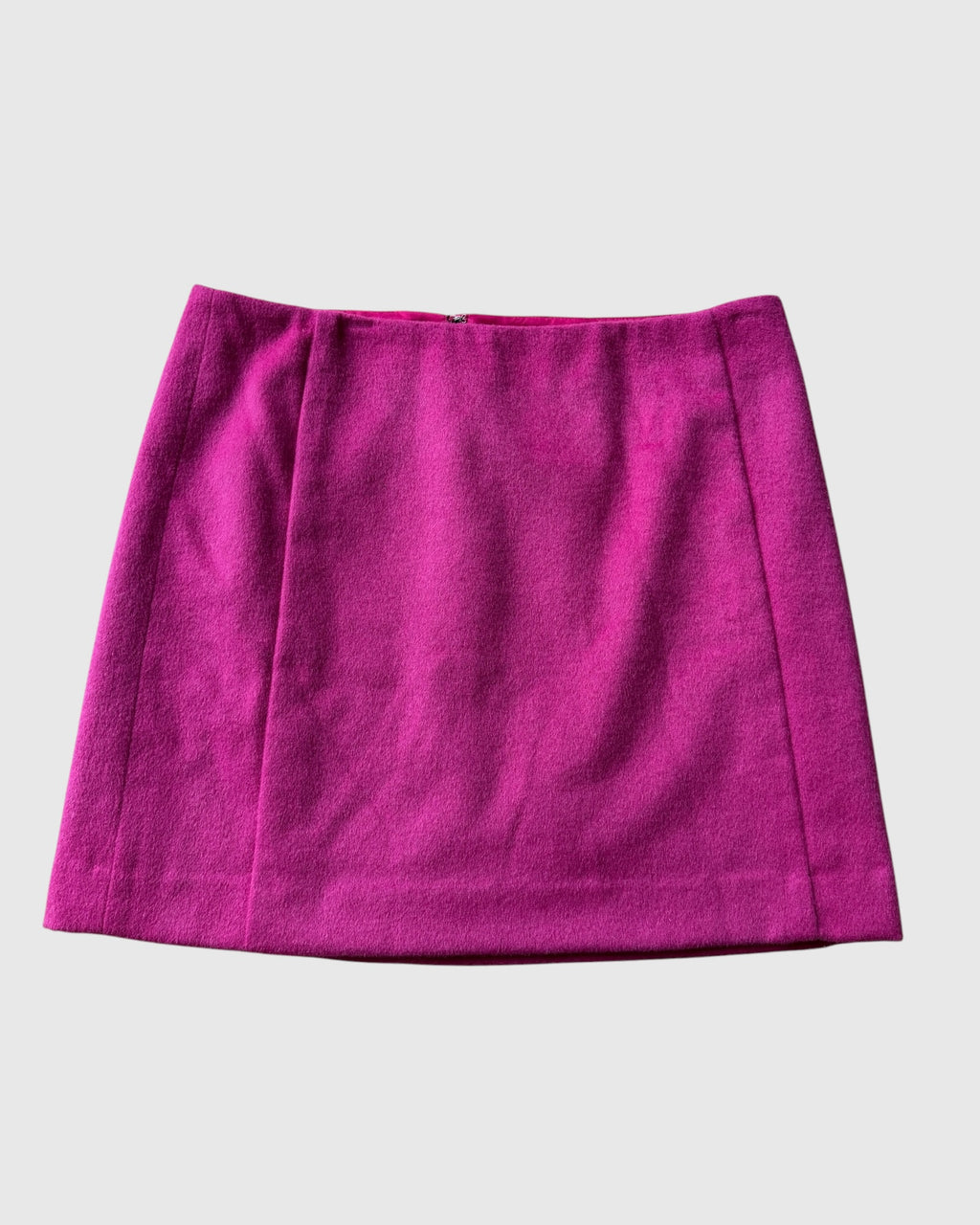 CRNT Wool Blend Hot Pink Mini Skirt