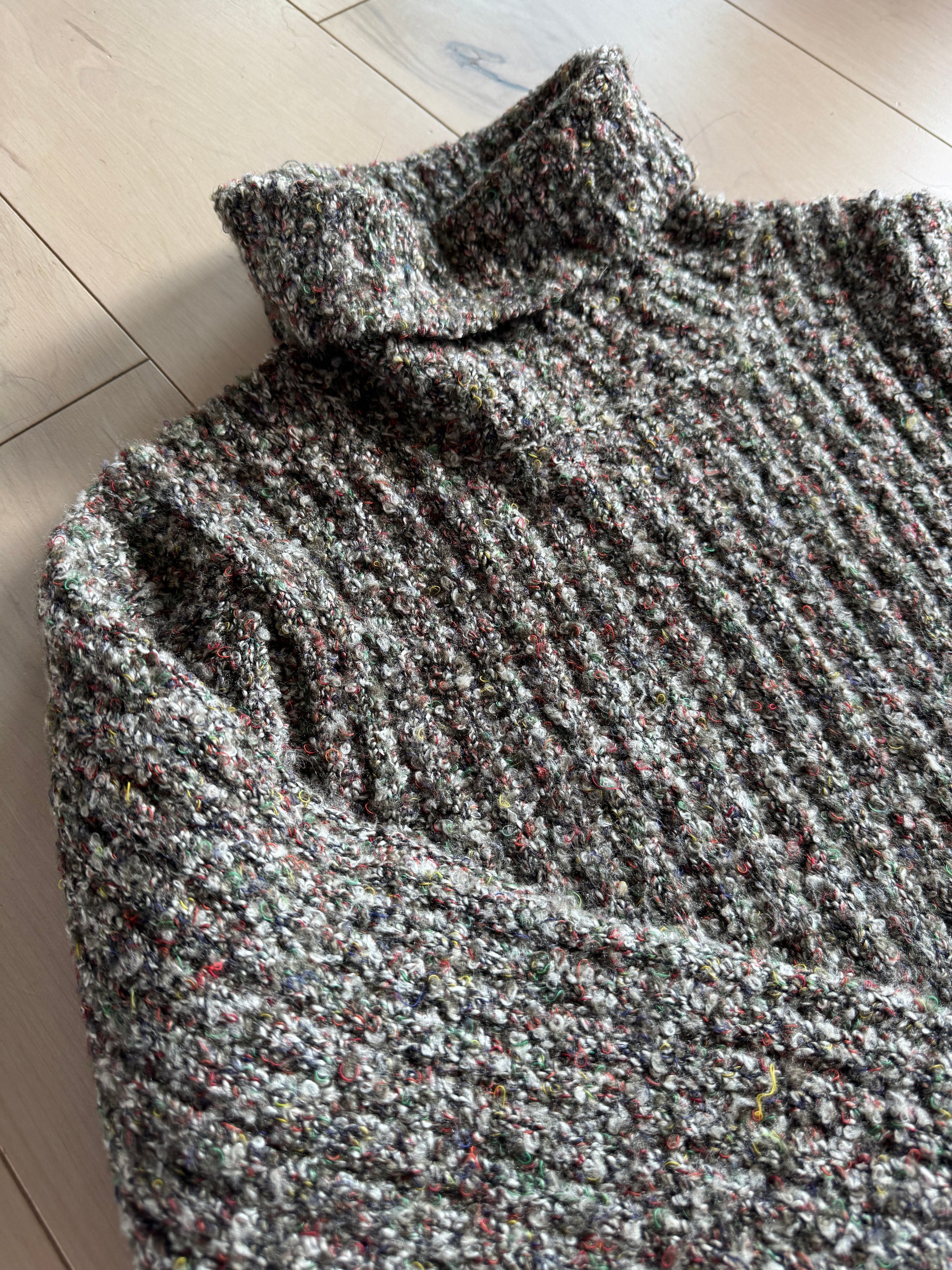 Y2K Subtle Multicolor Cozy Sweater
