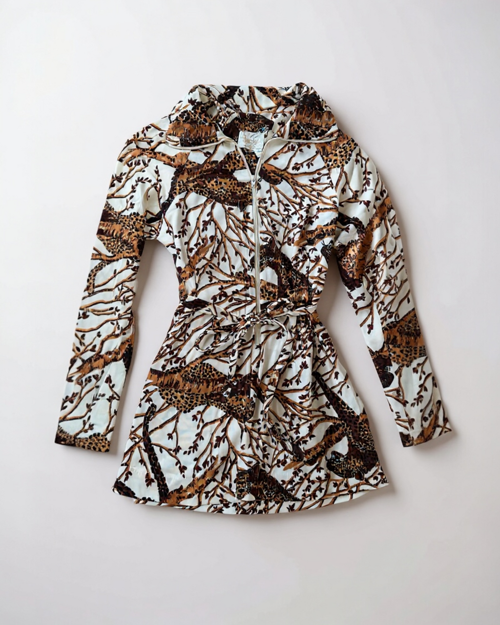 70s Jaguar Belted Poly Tunic