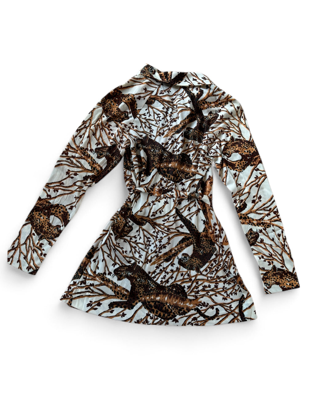 70s Jaguar Belted Poly Tunic