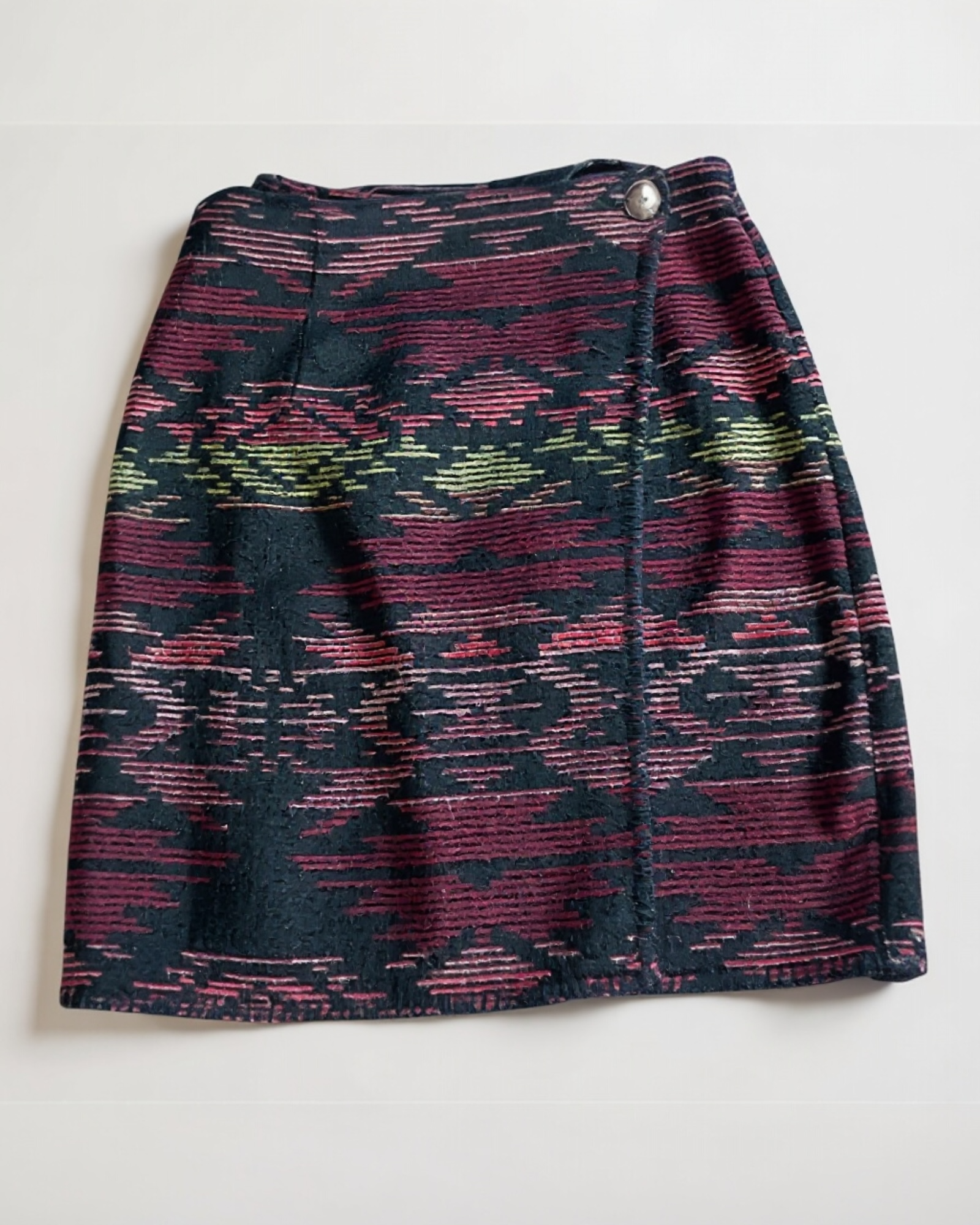 90s Horse Blanket Wrap Skirt