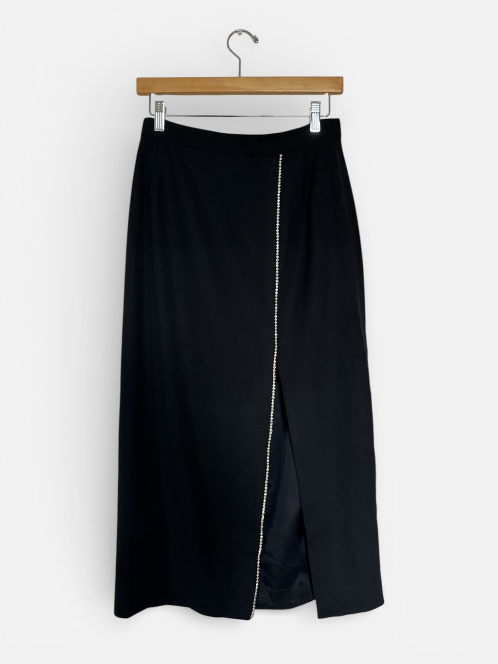 90s Midi Diamond Slit Skirt
