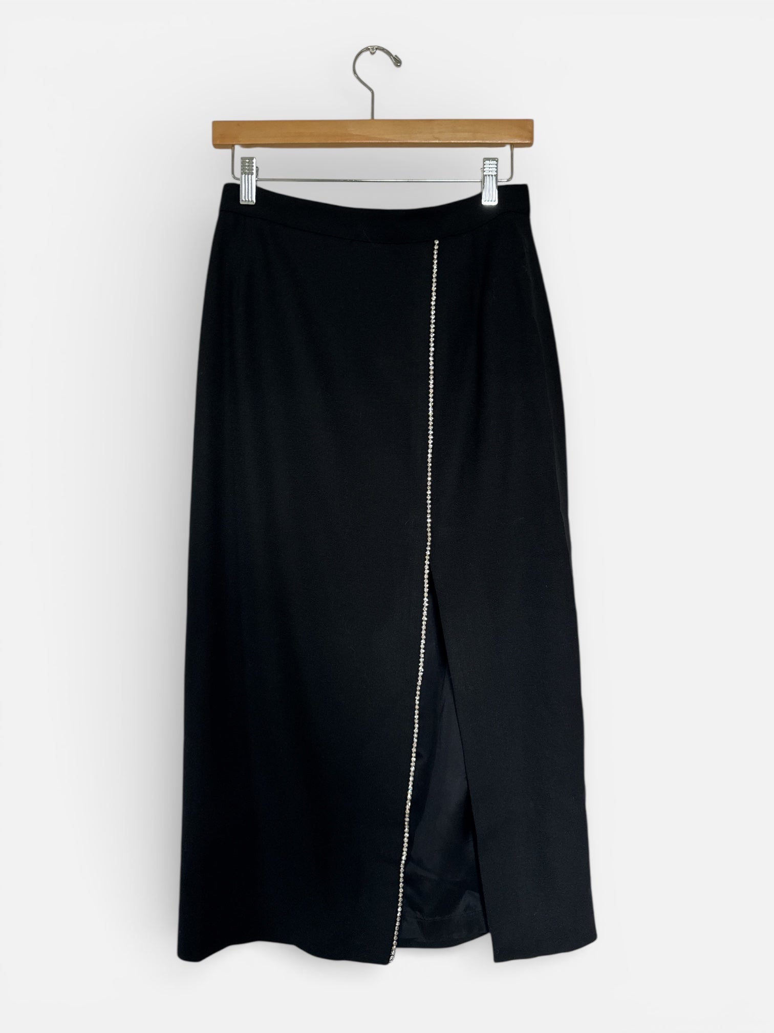 90s Midi Diamond Slit Skirt