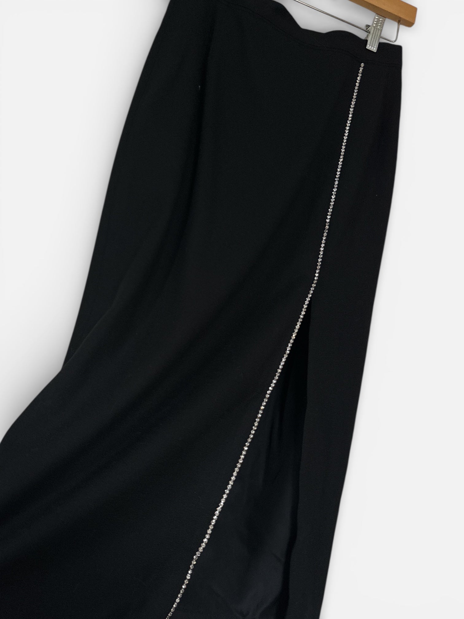 90s Midi Diamond Slit Skirt