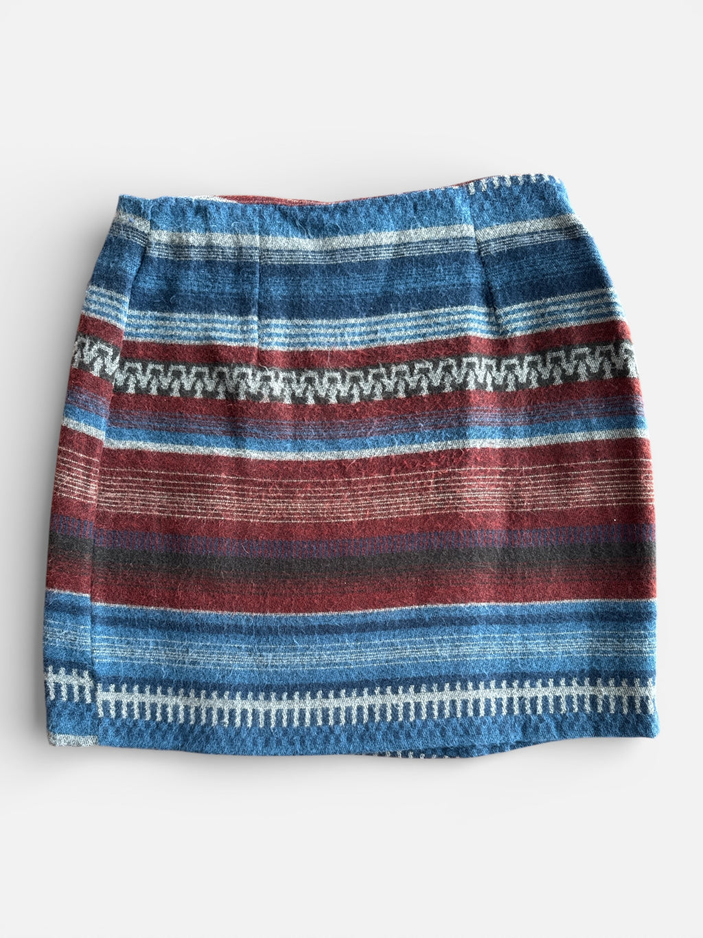 90s Fuzzy Horse Blanket Wrap Skirt