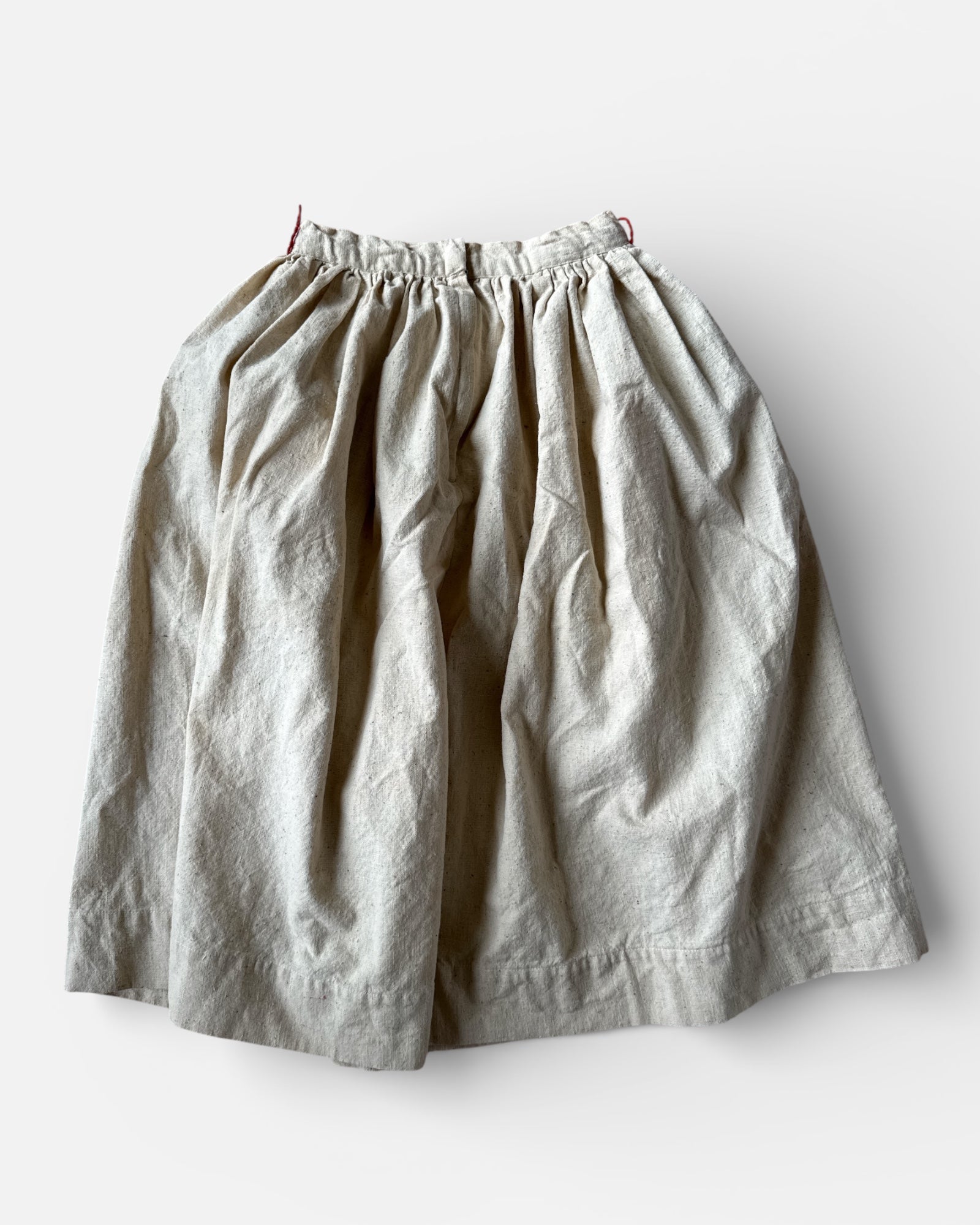 60s Flour Sack Skirt with Rosette Pockets