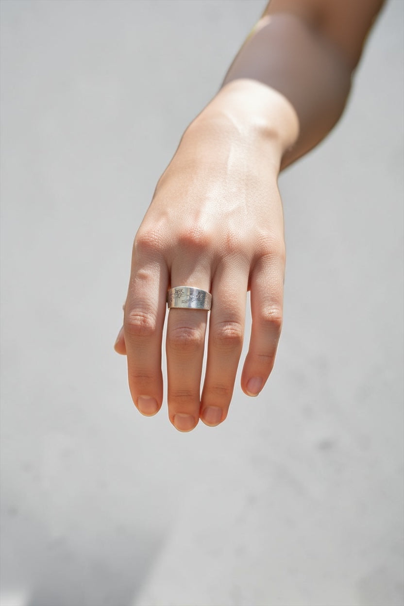 Handmade Columbine Colorado Spoon Ring