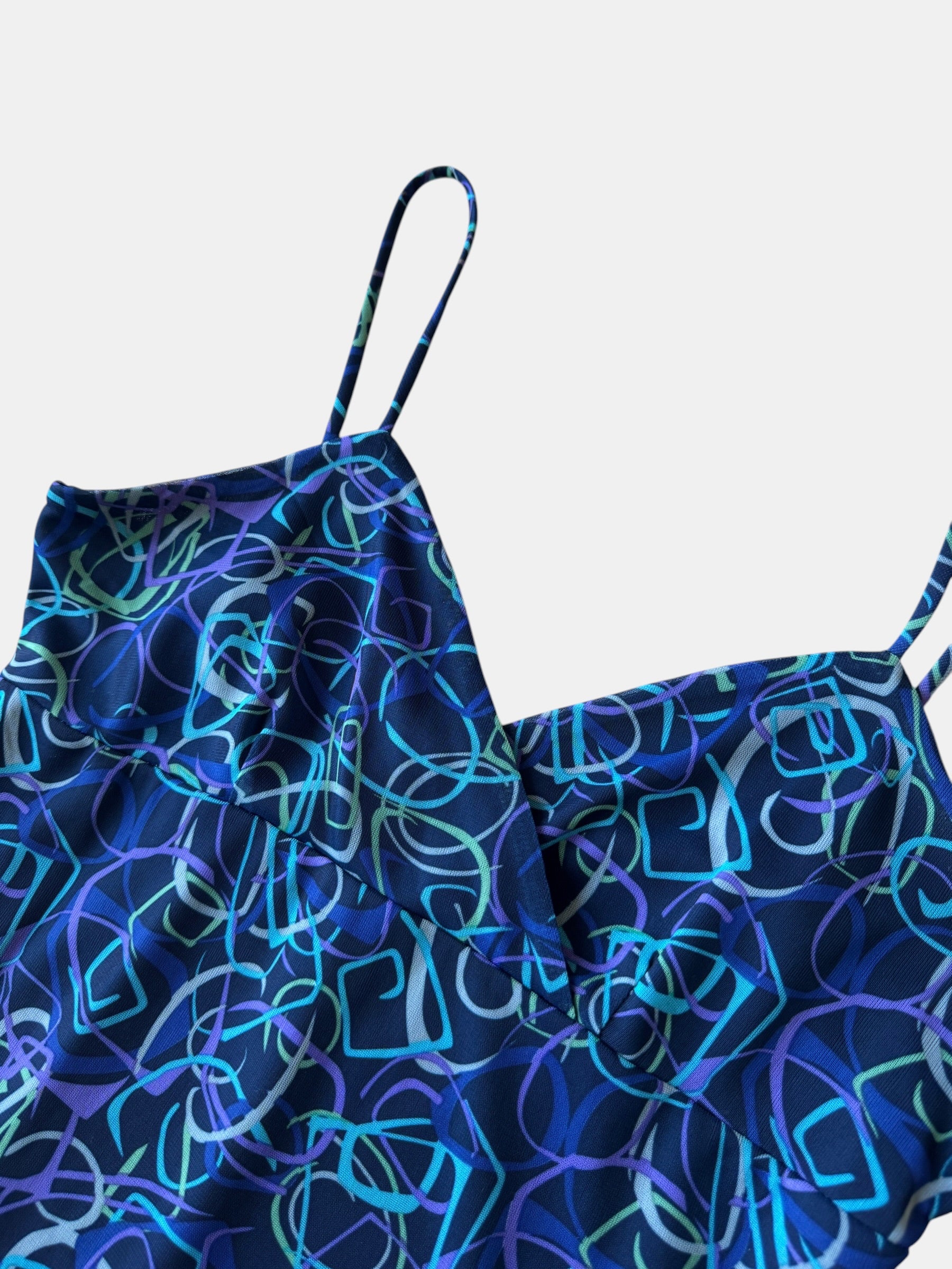 90s Swirly Fine Mesh Double Layer Dress – Highway Robbery Vintage
