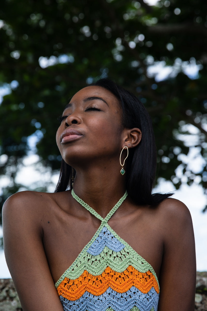 Abstract Dainty Hoop