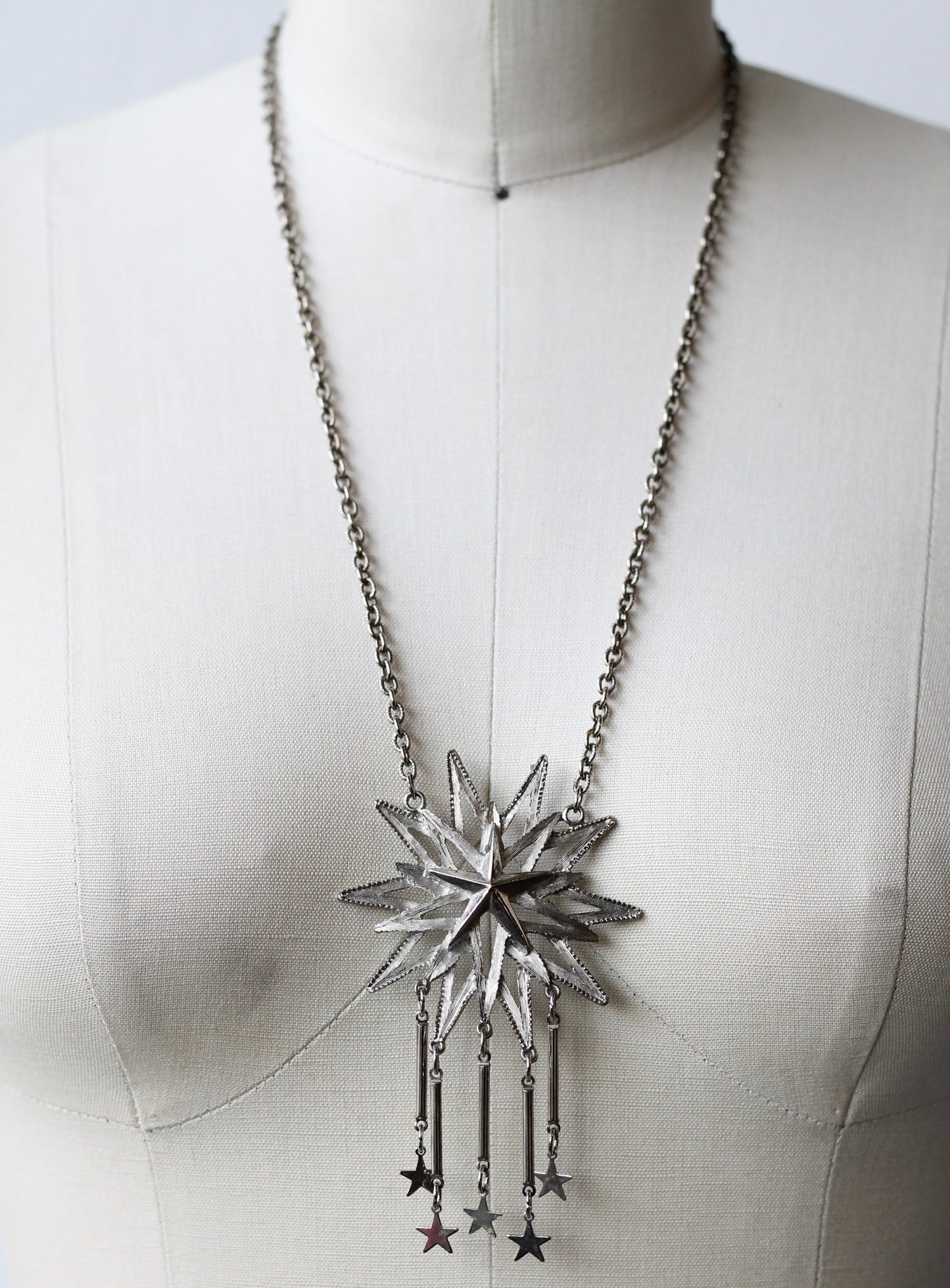 Star Necklace with Dangles