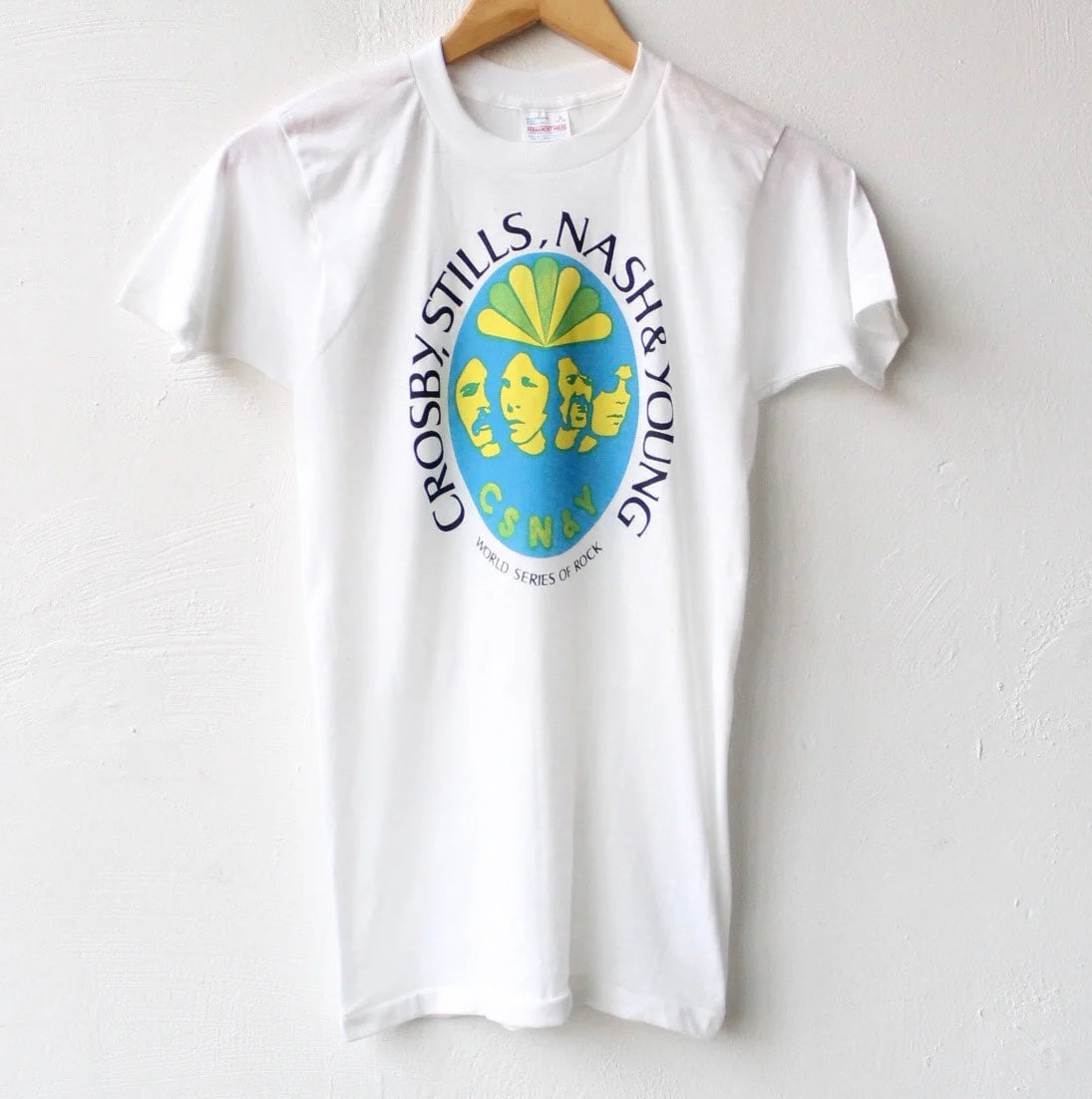 70s Crosby Stills Nash & Young World Series of Rock Tee