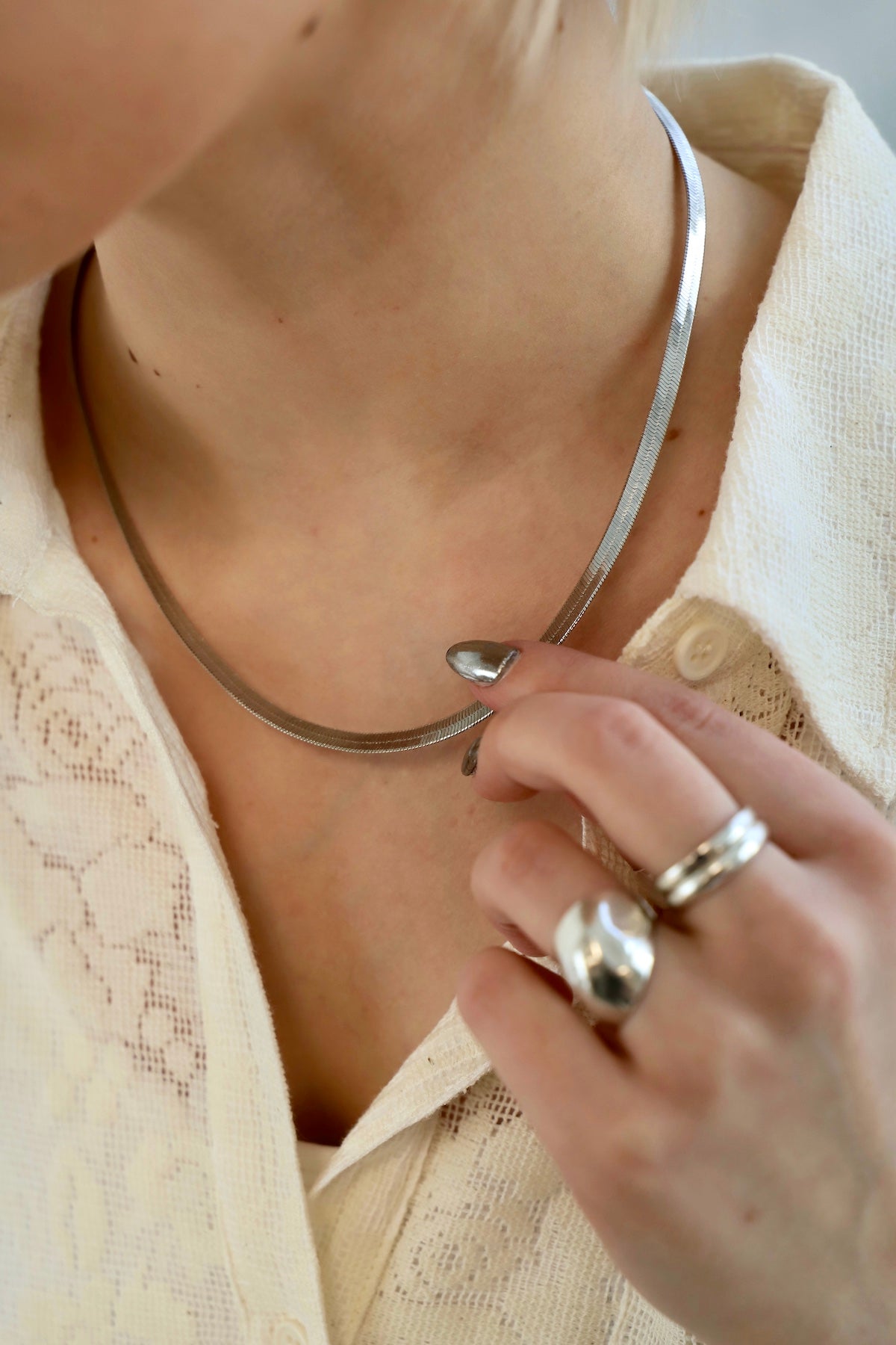 Herringbone Chain Necklace