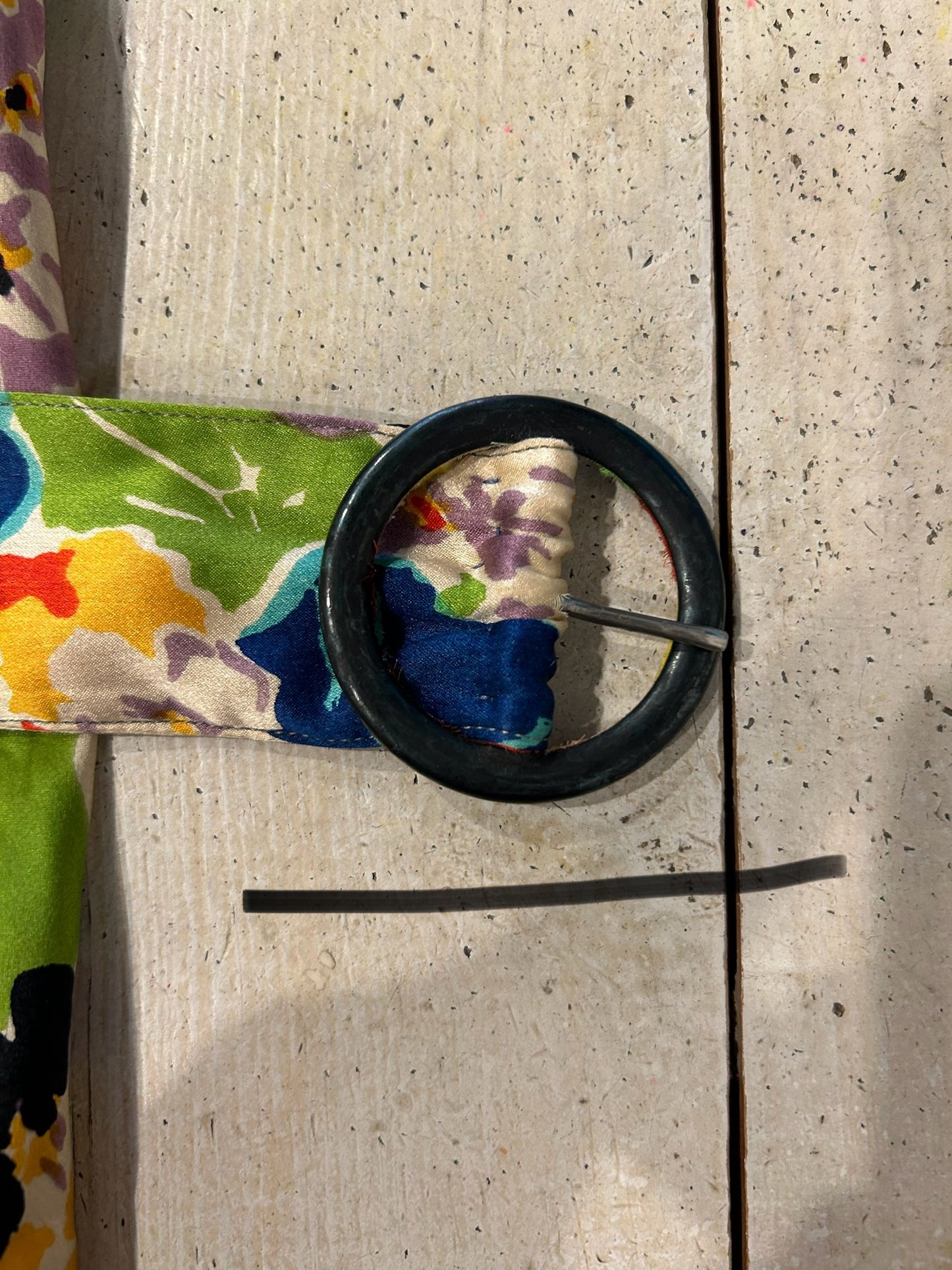 30s Floral Silk Gown
