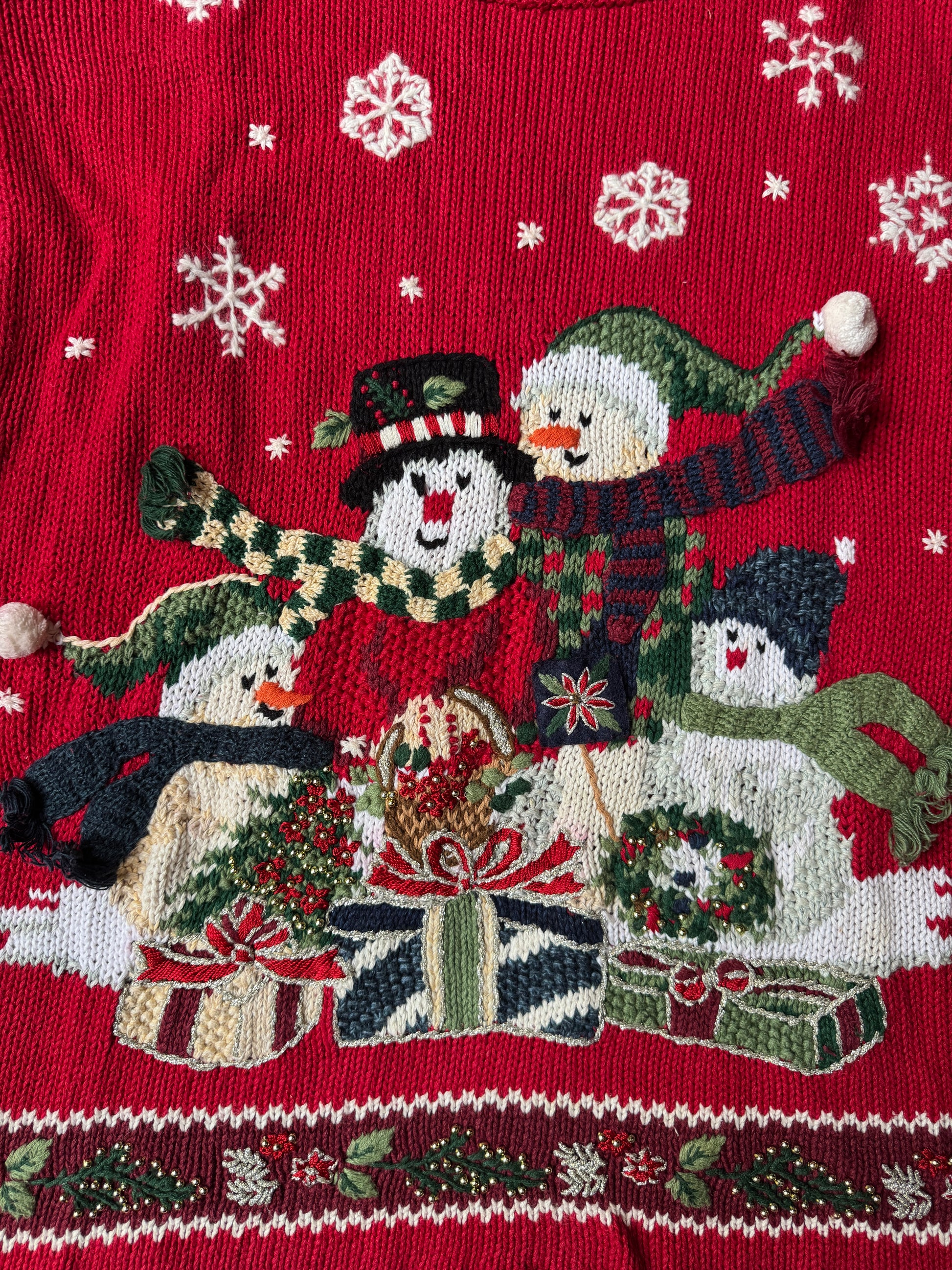 Y2K Snowmen Christmas Sweater