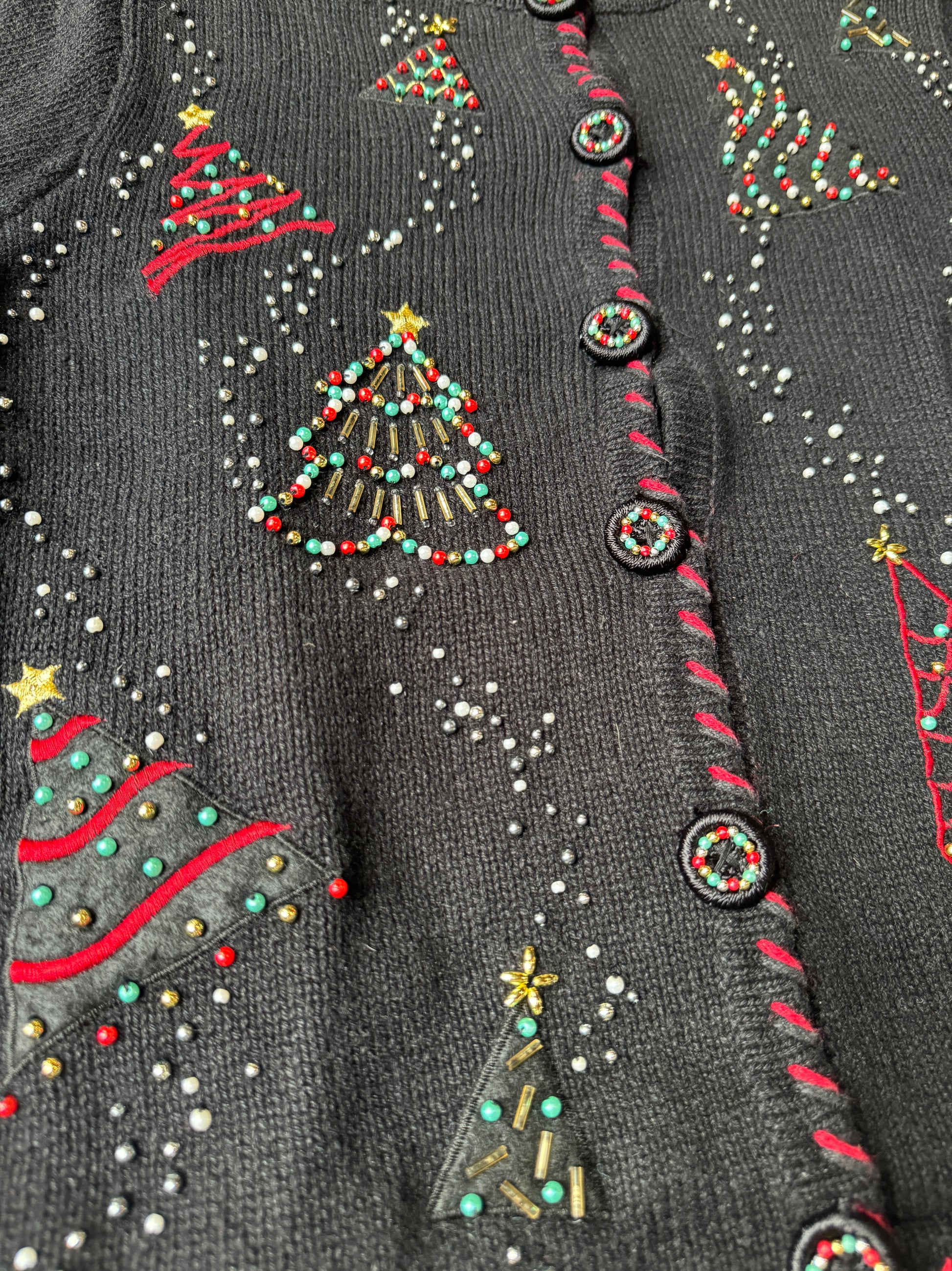 90s Christmas Chic Cardigan