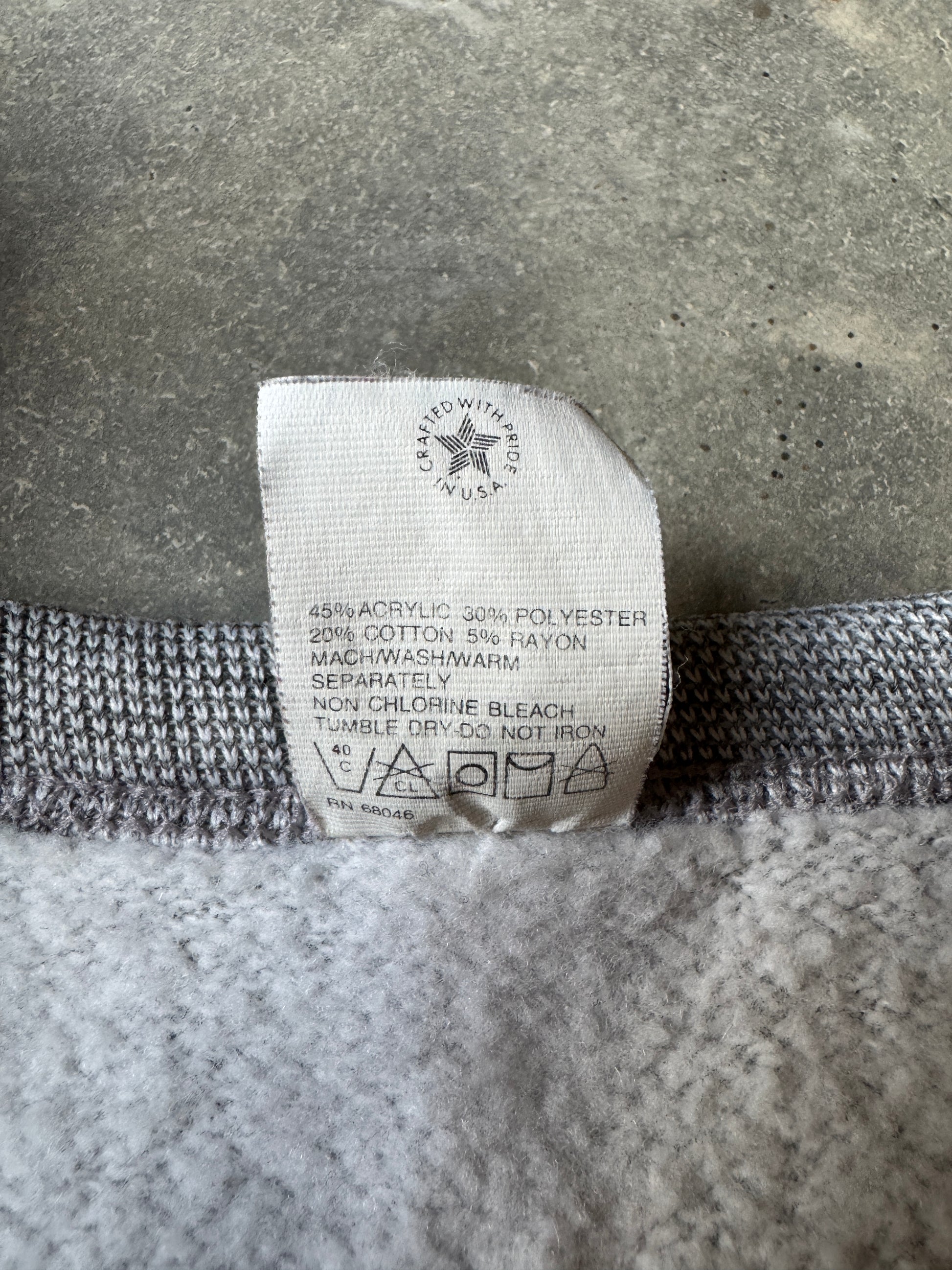 80s Tultex Reindeer Christmas Sweatshirt