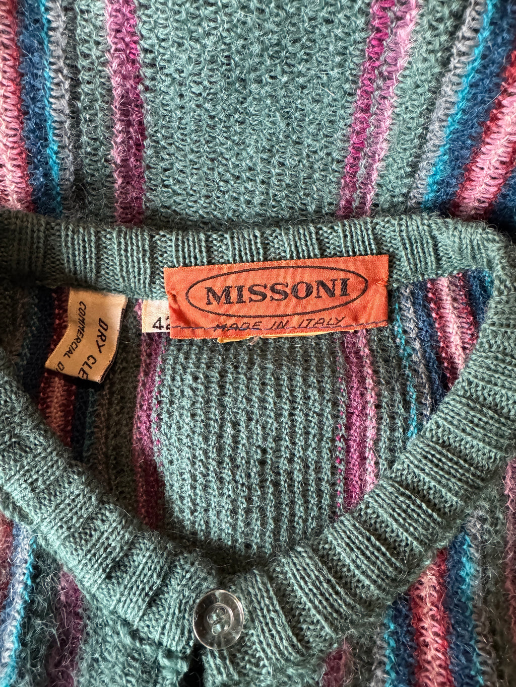 80s Missoni Knit Dress with Pockets