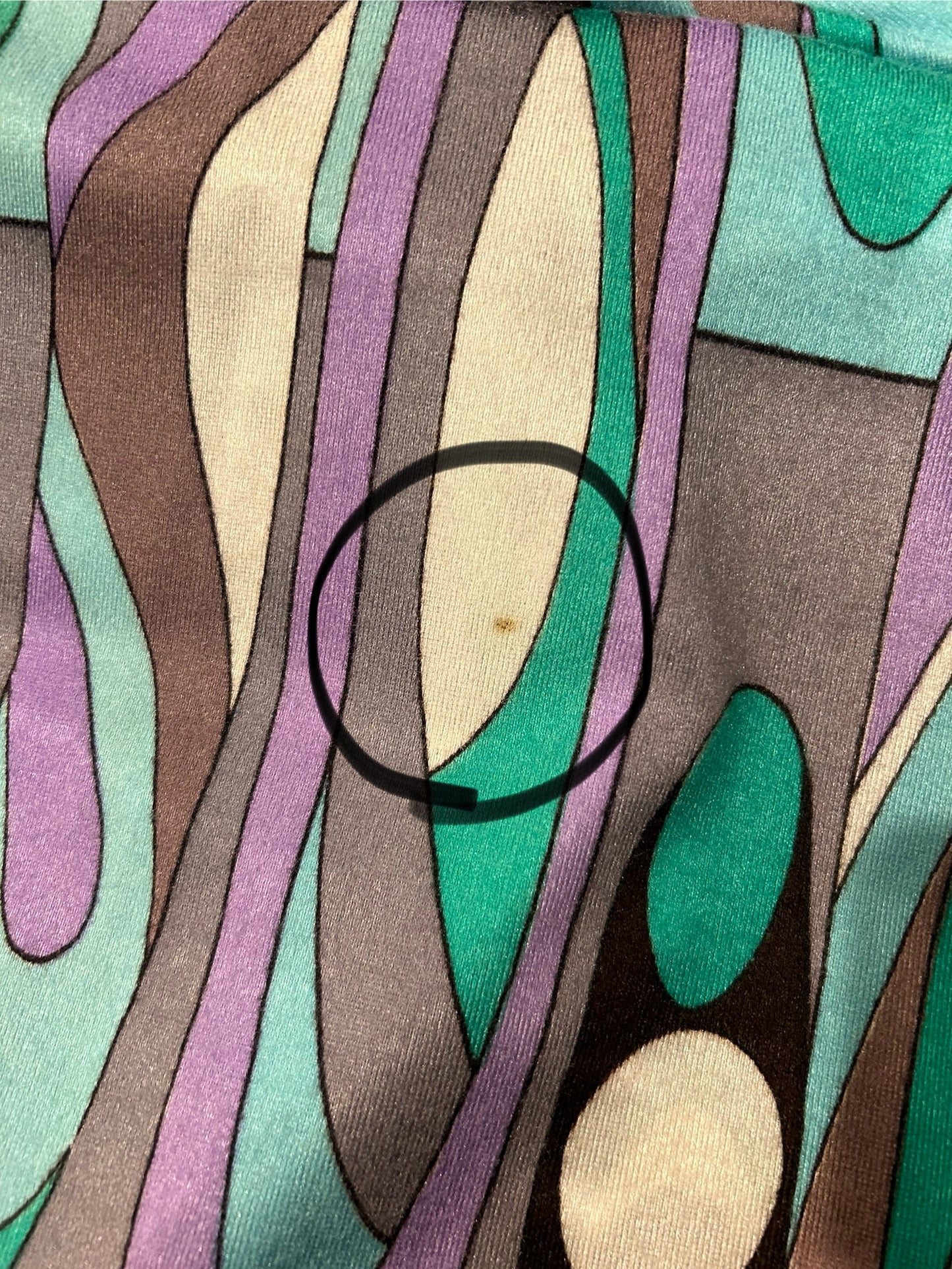 70s Saks Fifth Ave Psychedelic Palazzo Jumpsuit