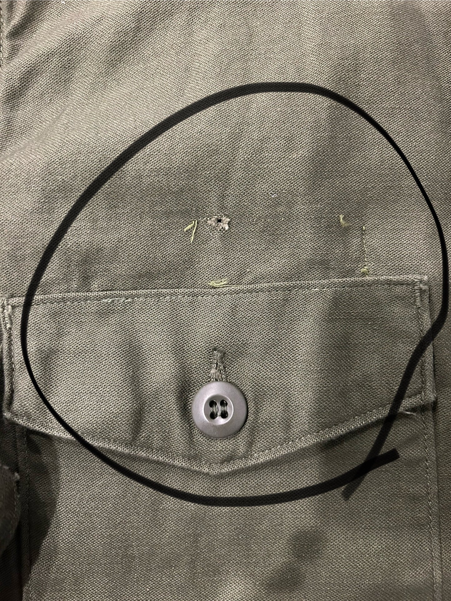 60s Vietnam Era Sateen Shirt