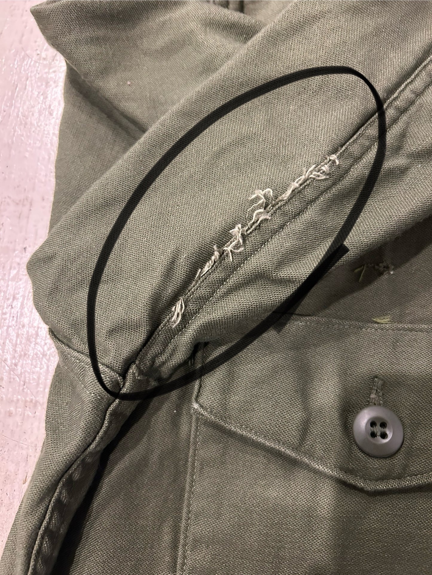 60s Vietnam Era Sateen Shirt