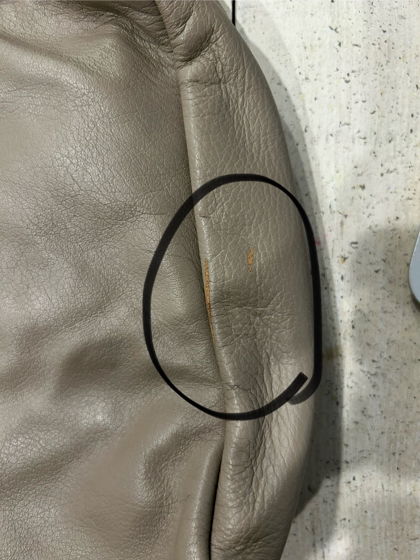 80s Nude Leather Bag