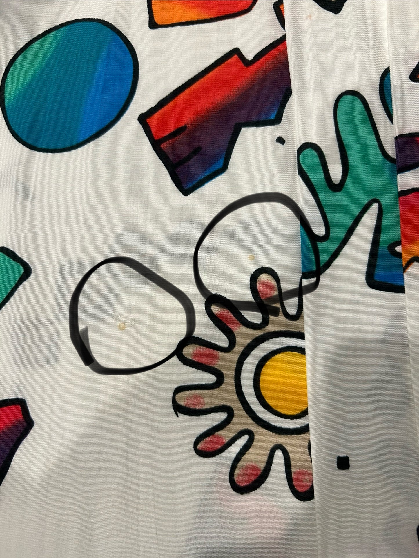 90s Doodles Pleated Tank