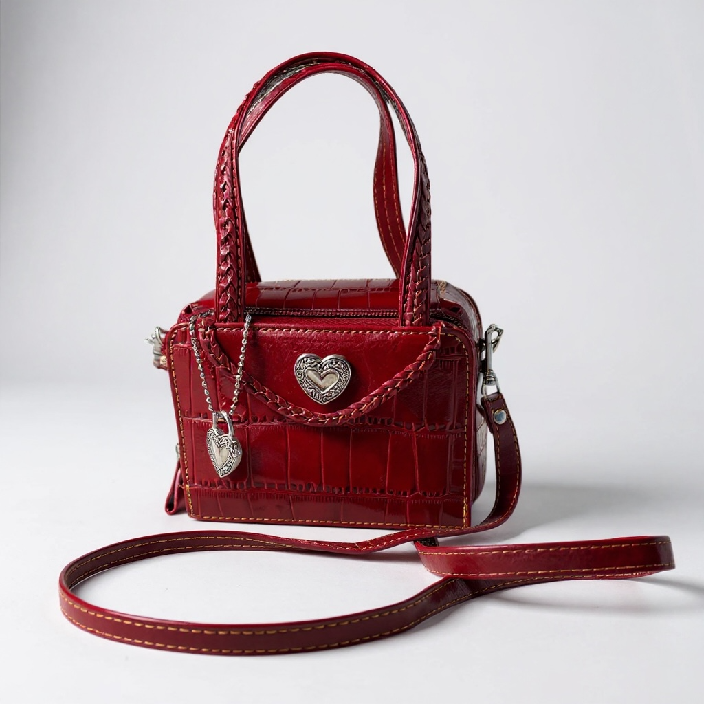 Y2K Brighton Faux Croc Mini Bag