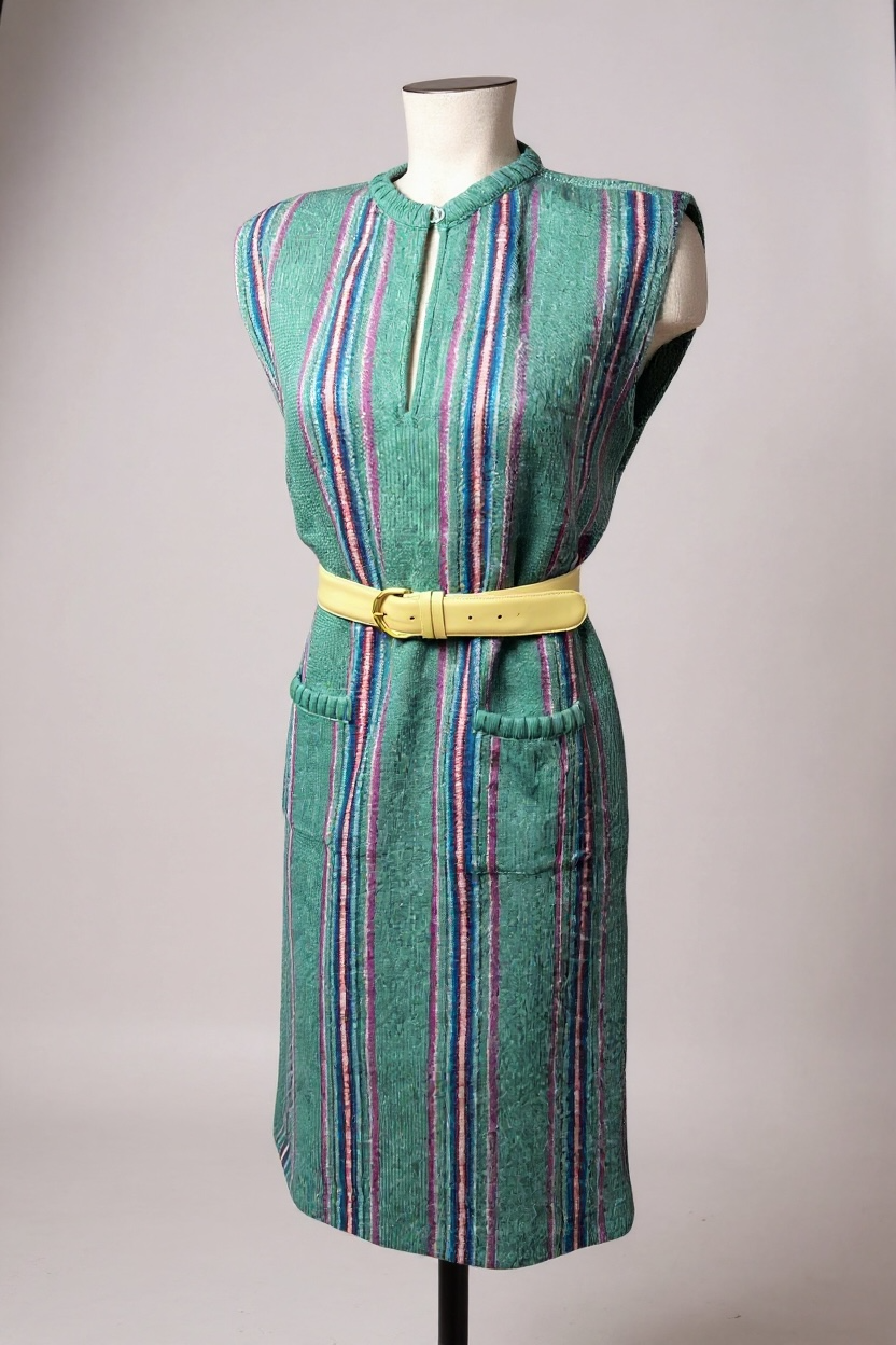 80s Missoni Knit Dress with Pockets