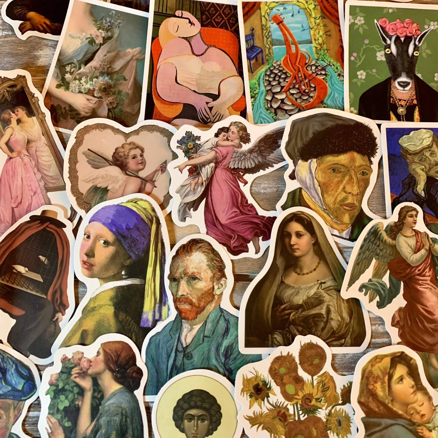 Random Art Sticker