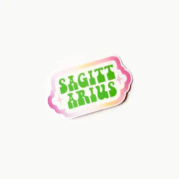 Sagittarius Clear Die Cut Sticker