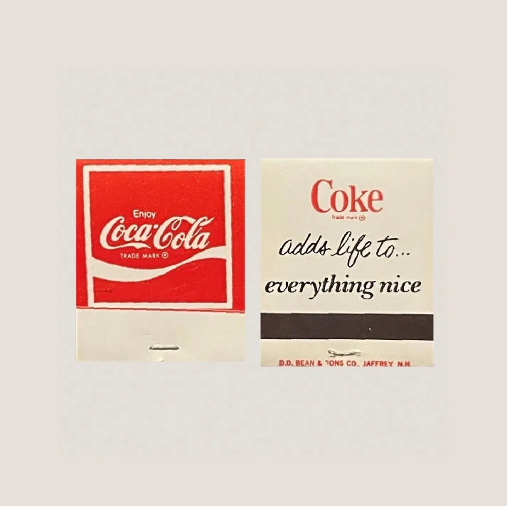 70s Deadstock Coca Cola Matchbook